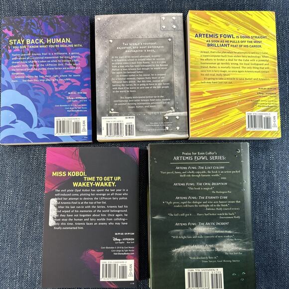 5 Artemis Fowl Series Books 1-4, 6 Eoin Colfer Paperbacks And Hardcover - Picture 7 of 12